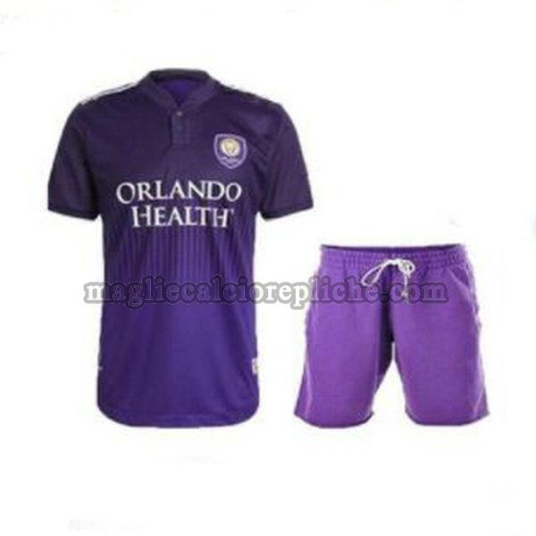 prima maglie calcio bambino orlando city 2021 2022 porpora