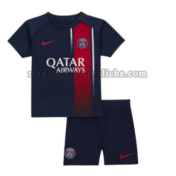 prima maglie calcio bambino psg 2023 2024 blu