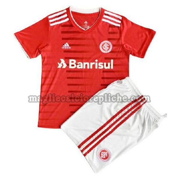 prima maglie calcio bambino sc internacional 2021 2022 rosso