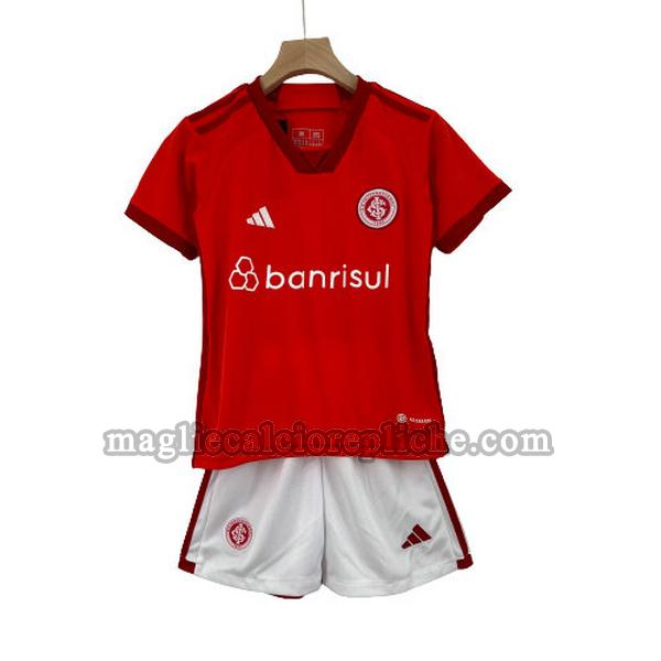 prima maglie calcio bambino sc internacional 2023 2024 rosso