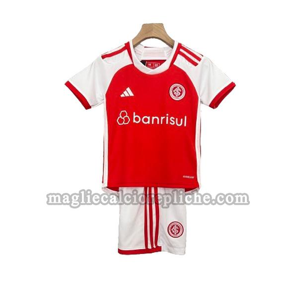 prima maglie calcio bambino sc internacional 2024 2025 rosso