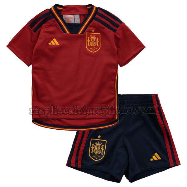 prima maglie calcio bambino spagna 2022 rosso