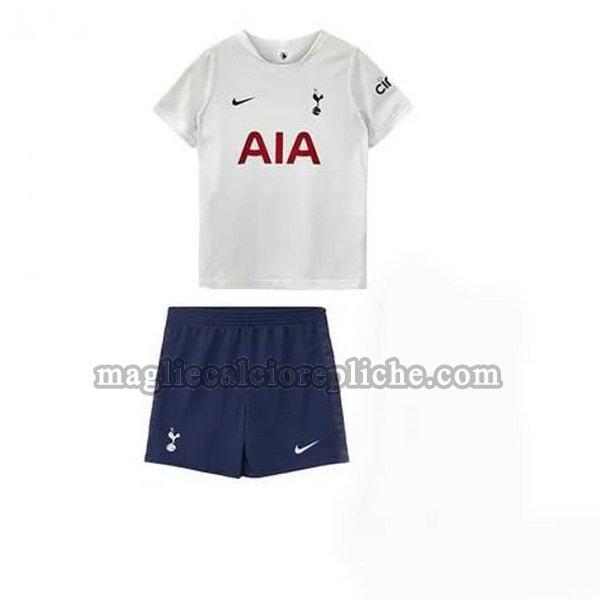 prima maglie calcio bambino tottenham hotspur 2021 2022 bianco