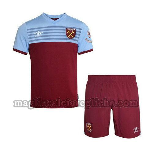 prima maglie calcio bambino west ham 2019-2020