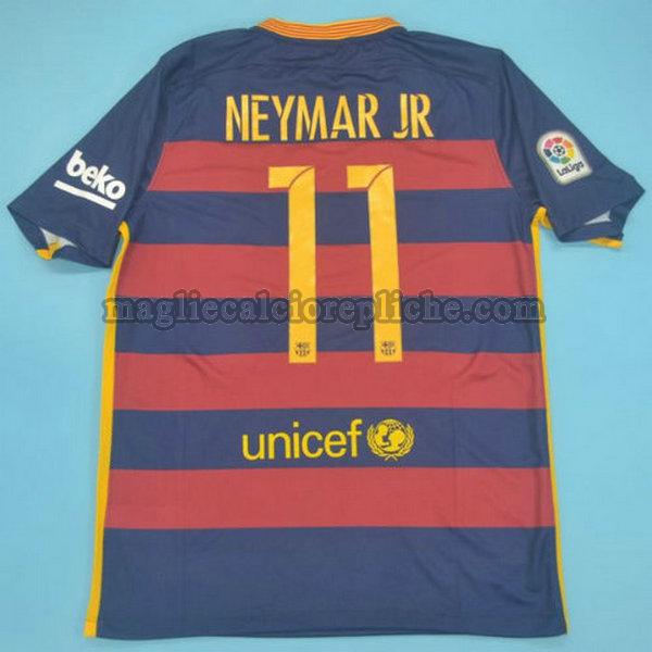 prima maglie calcio barcellona 2015-2016 neymar 11 rosso