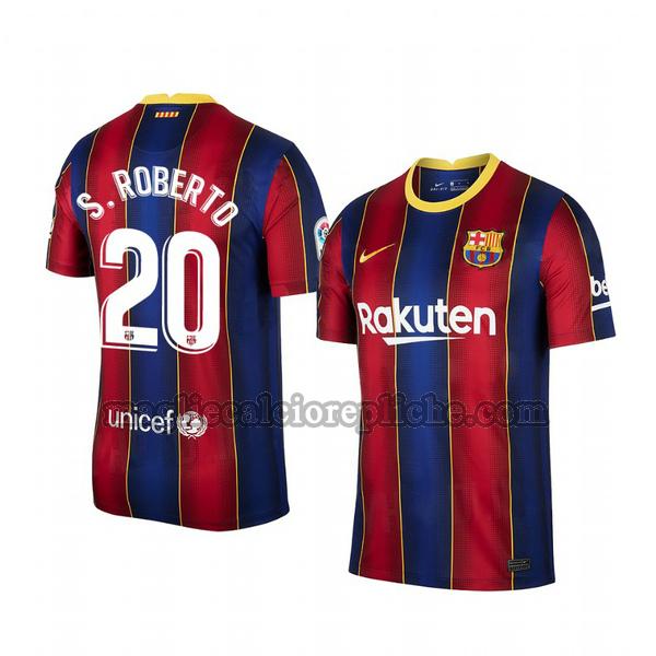 prima maglie calcio barcellona 2020-2021 sergi roberto 20