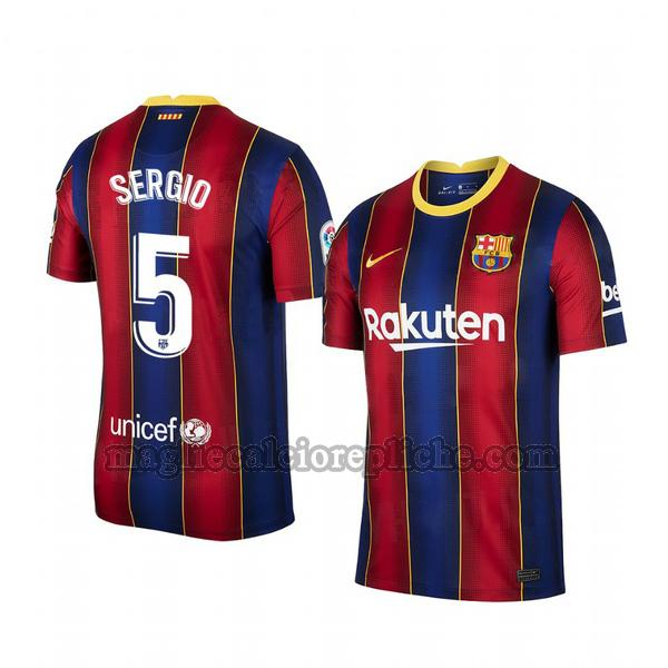 prima maglie calcio barcellona 2020-2021 sergio busquets 5