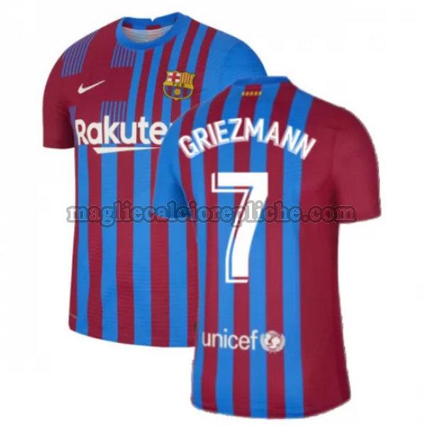 prima maglie calcio barcellona 2021 2022 ansu fati 22 rosso bianco