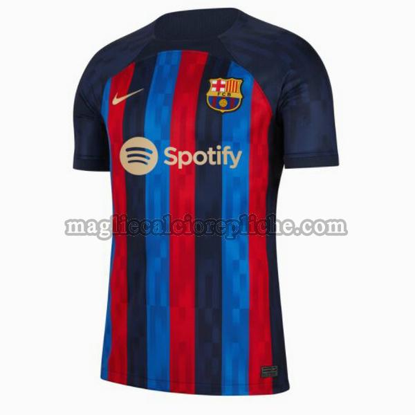 prima maglie calcio barcellona 2022 2023 rosso blu