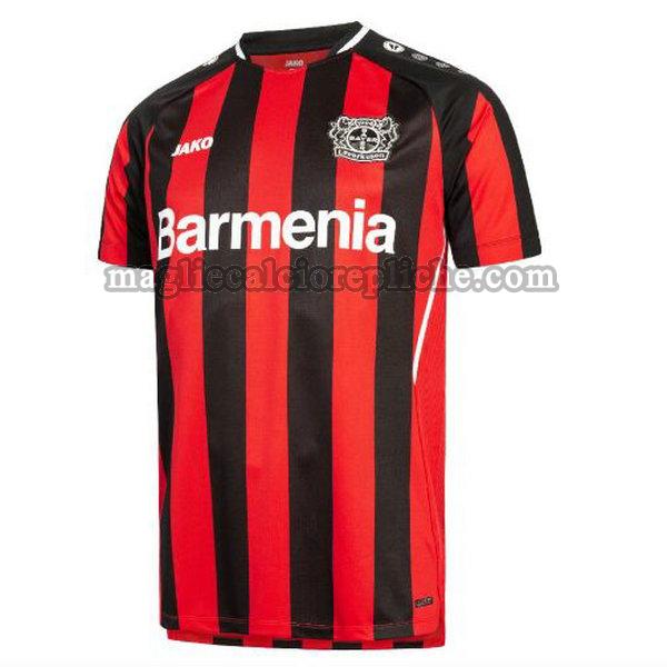 prima maglie calcio bayer leverkusen 2021 2022 thailandia rosso nero