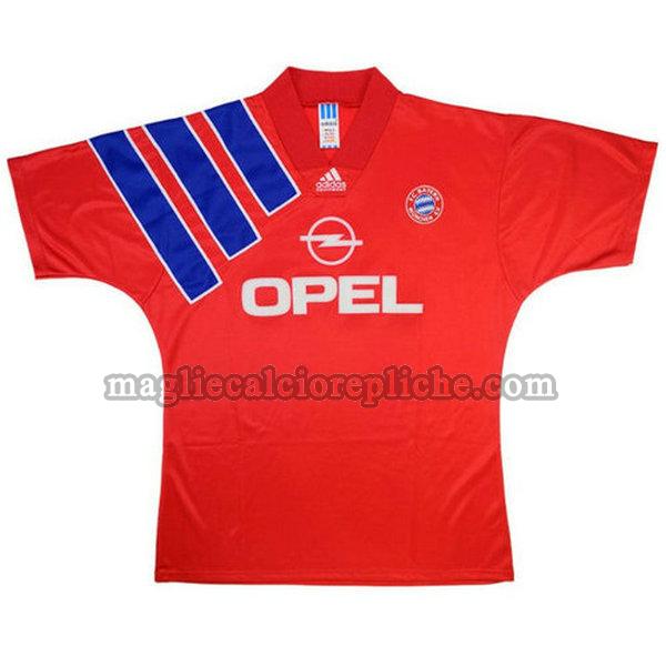 prima maglie calcio bayern münchen 1991-1993 rosso