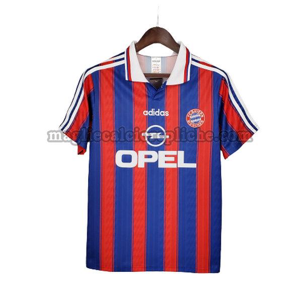 prima maglie calcio bayern münchen 1995 97 rosso blu