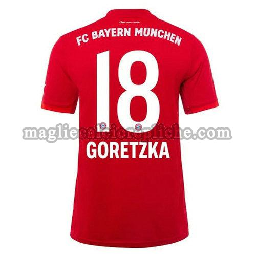 prima maglie calcio bayern münchen 2019-2020 goretzka 18