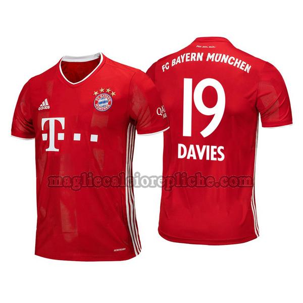 prima maglie calcio bayern münchen 2020-2021 alphonso davies 19