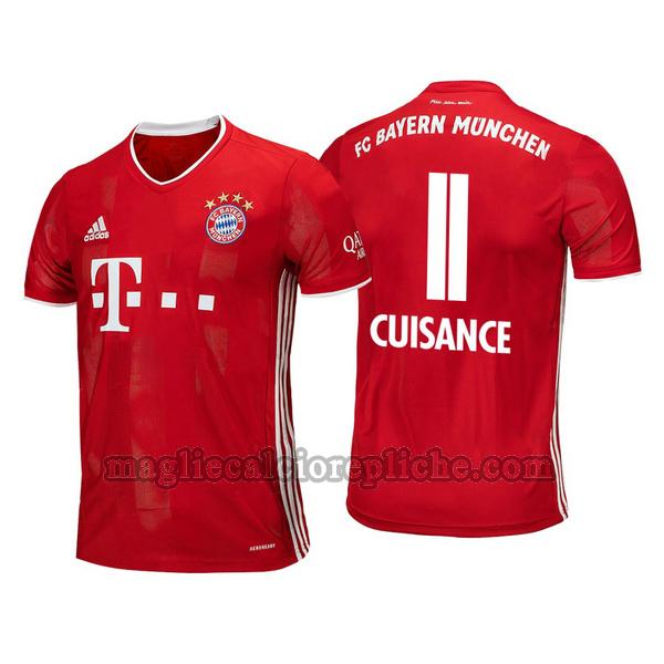 prima maglie calcio bayern münchen 2020-2021 mickael cuisance 11