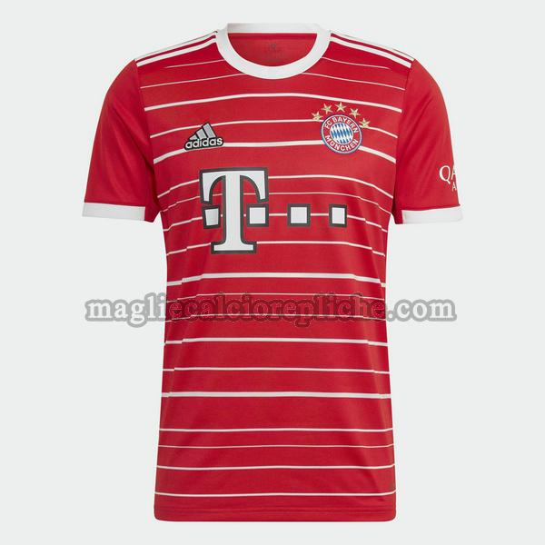 prima maglie calcio bayern münchen 2022 2023 rosso