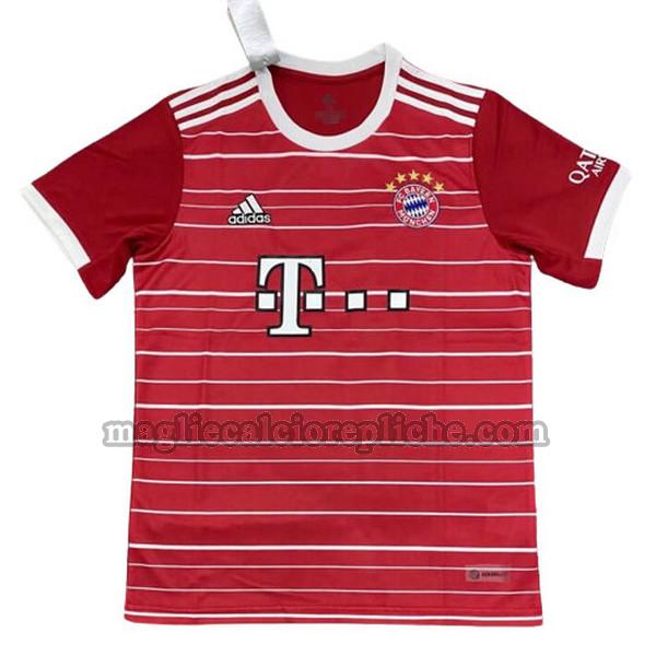 prima maglie calcio bayern münchen 2022 2023 thailandia rosso