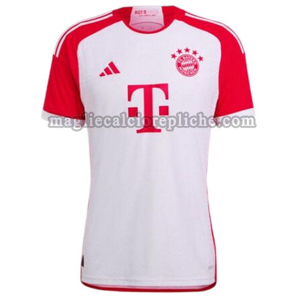 prima maglie calcio bayern münchen thailandia 2023 2024 bianco