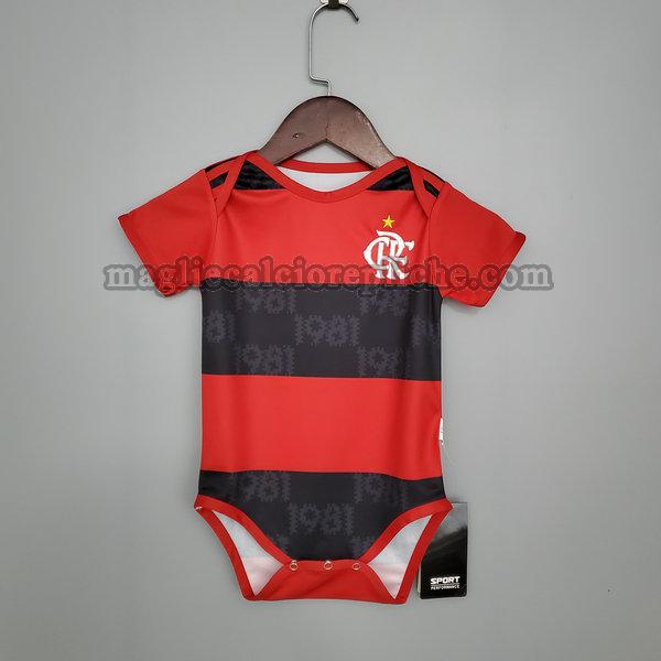 prima maglie calcio bebè flamengo 2021 2022 rosso