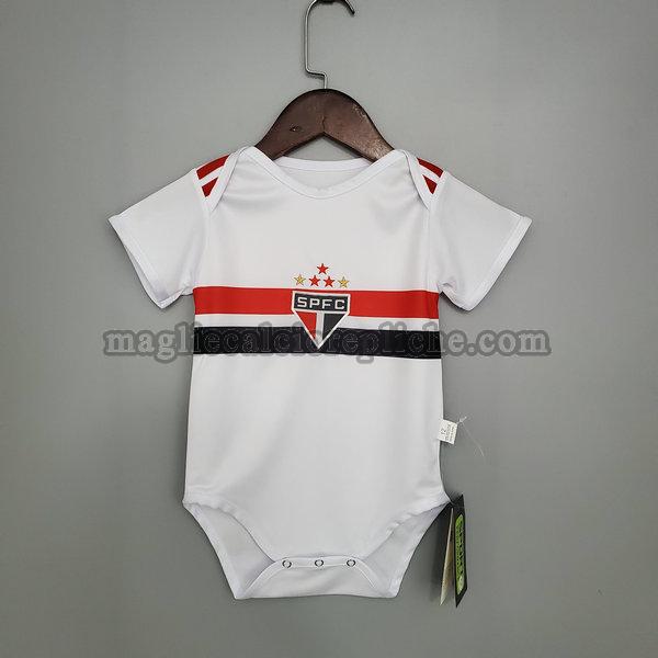 prima maglie calcio bebè san paolo 2021 bianco