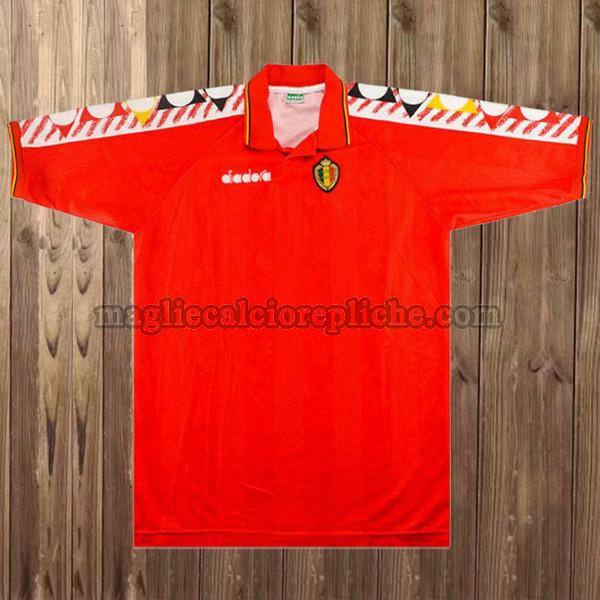 prima maglie calcio belgio 1994-1996 rosso