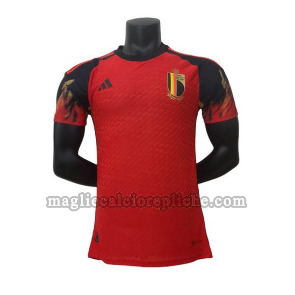 prima maglie calcio belgio 2022 player rosso