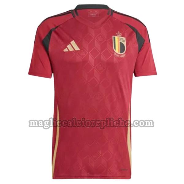 prima maglie calcio belgio 2024 thailandia rosso