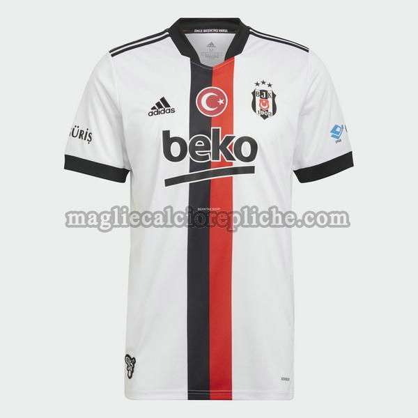 prima maglie calcio beşiktaş 2021 2022 thailandia bianco