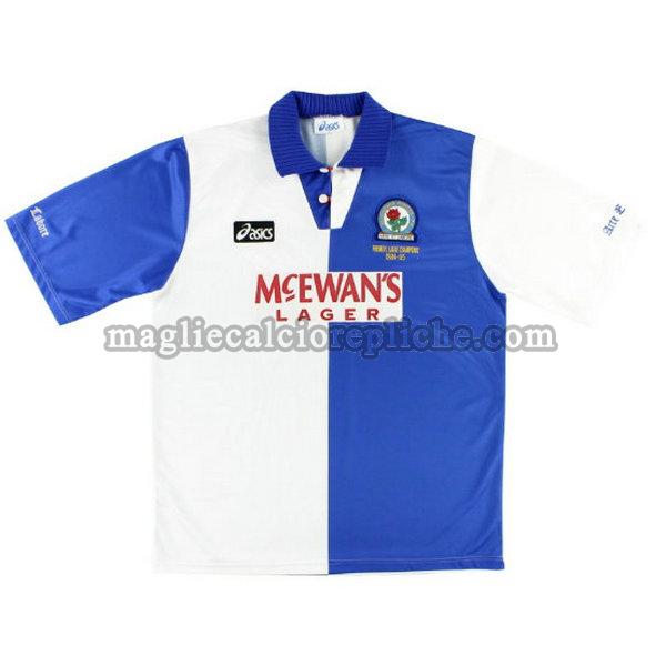 prima maglie calcio blackburn rovers 1995-1996 bianco