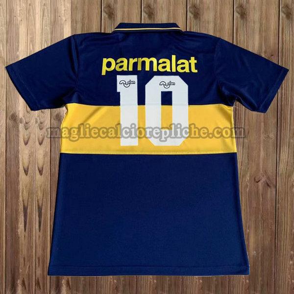 prima maglie calcio boca juniors 1994-1995 parmalat 10 blu