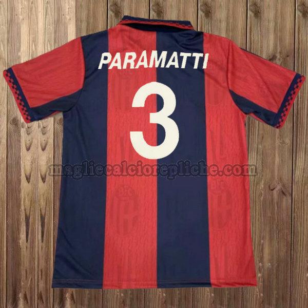 prima maglie calcio bologna 1995 paramatti 3 rosso