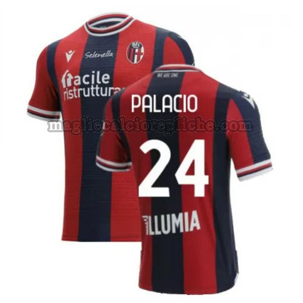 prima maglie calcio bologna 2021 2022 palacio 24 rosso blu