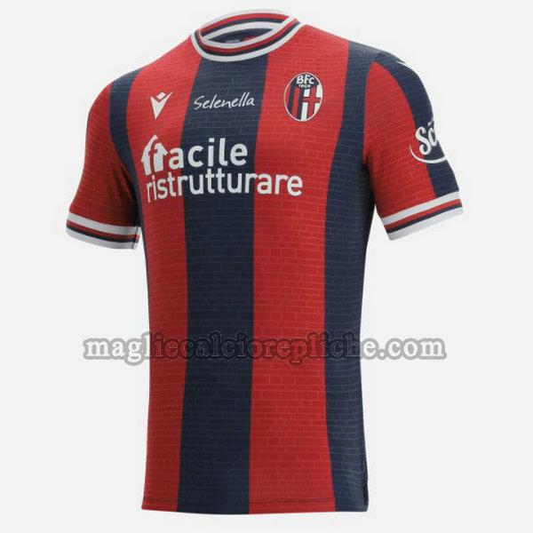 prima maglie calcio bologna 2021 2022 thailandia rosso blu