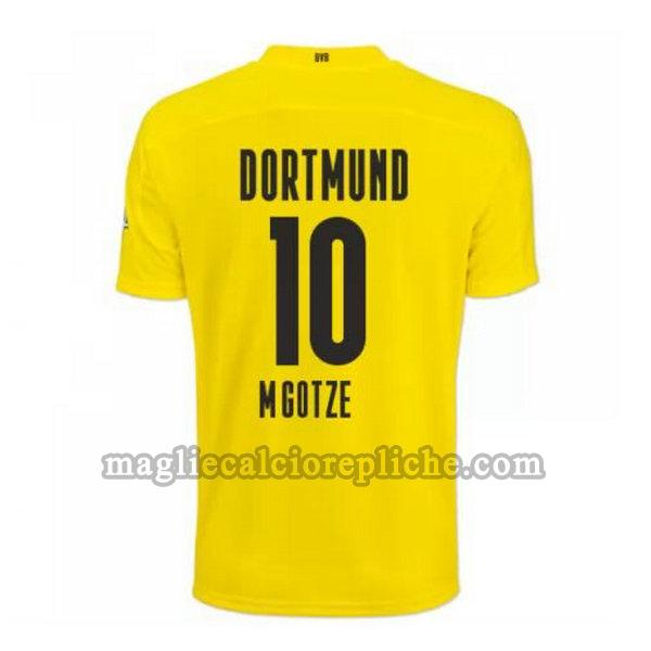 prima maglie calcio borussia dortmund 2020-2021 m.gotze 10