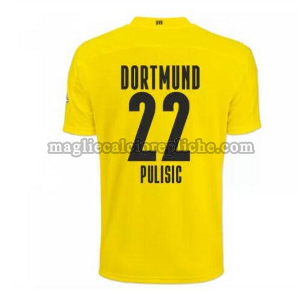 prima maglie calcio borussia dortmund 2020-2021 pulisic 22