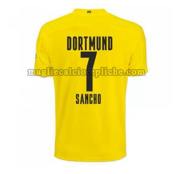 prima maglie calcio borussia dortmund 2020-2021 sancho 7