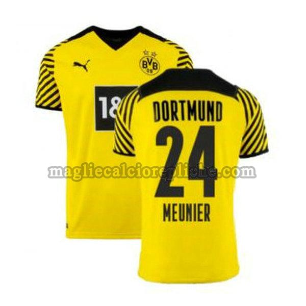 prima maglie calcio borussia dortmund 2021 2022 meunier 24 giallo