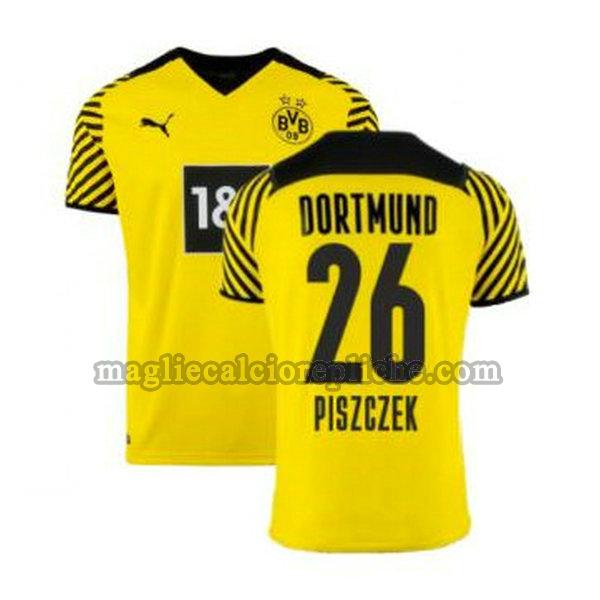 prima maglie calcio borussia dortmund 2021 2022 piszczek 26 giallo