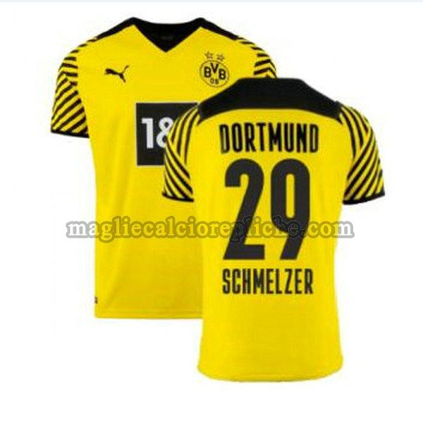 prima maglie calcio borussia dortmund 2021 2022 schmelzer 29 giallo