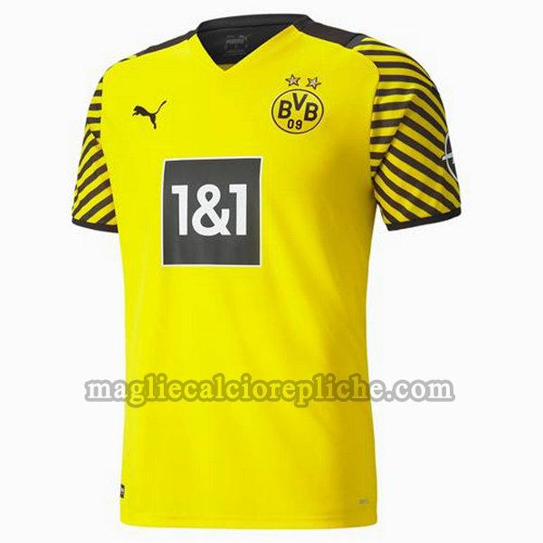 prima maglie calcio borussia dortmund 2021 2022 thailandia giallo