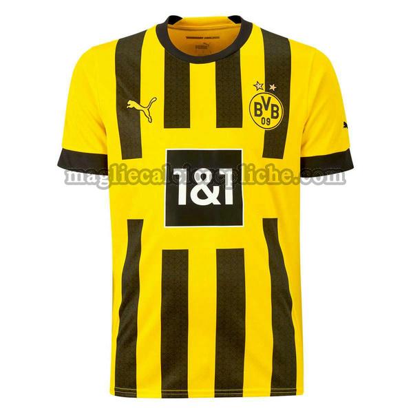 prima maglie calcio borussia dortmund 2022 2023 giallo nero