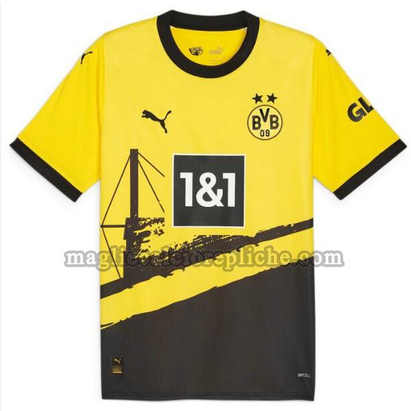 prima maglie calcio borussia dortmund 2023 2024 giallo