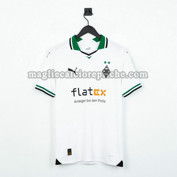 prima maglie calcio borussia mönchengladbach 2023 2024 thailandia bianco