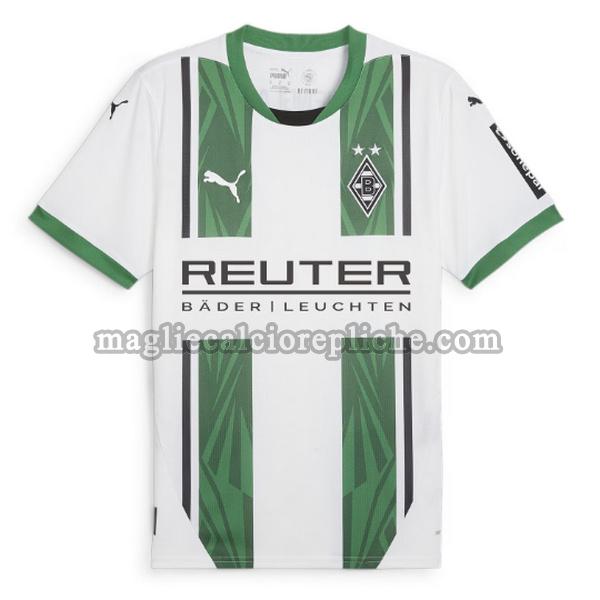 prima maglie calcio borussia mönchengladbach 2024 thailandia bianco