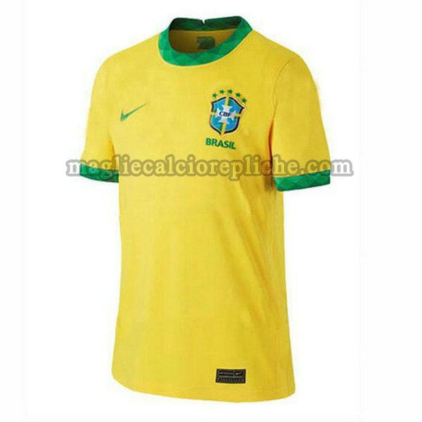 prima maglie calcio brasile 2020 thailandia