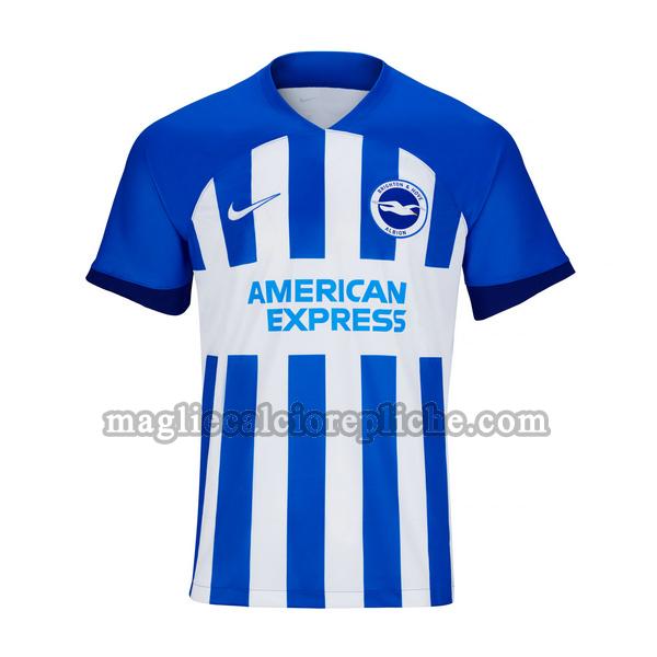 prima maglie calcio brighton 2023 2024 thailandia blu bianco