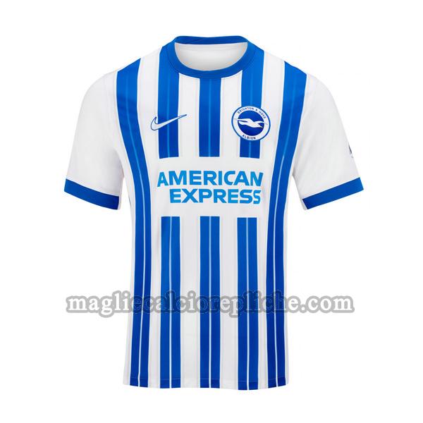 prima maglie calcio brighton 2024 2025 thailandia bianco blu