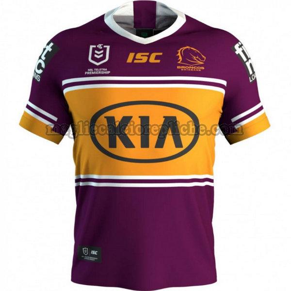 prima maglie calcio brisbane broncos 2020 porpora