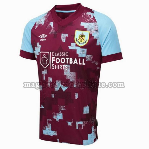 prima maglie calcio burnley 2022 2023 thailandia rosso blu