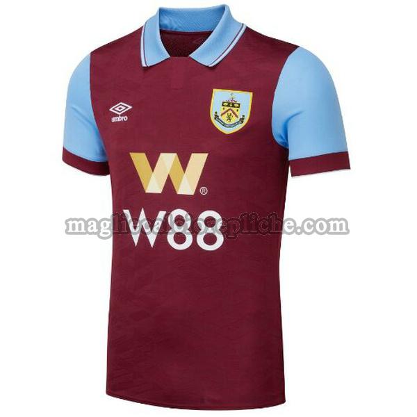 prima maglie calcio burnley 2023 2024 thailandia rosso